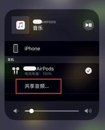 湘西苹果14音频维修点分享iPhone14音频共享设置方法 